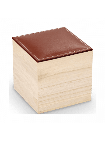 Cajas de regalo de madera y cuero